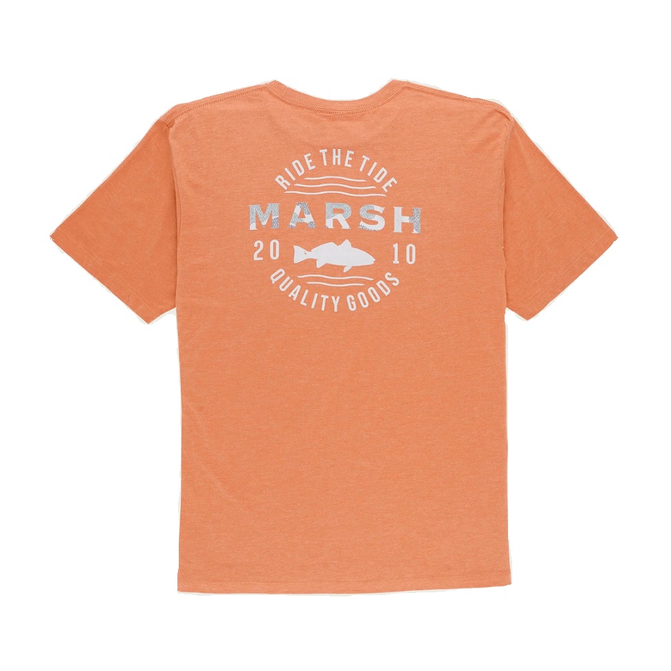 Marsh Wear Lowcountry Short Sleeve Shirt - Raw Sienna Heather | Berings