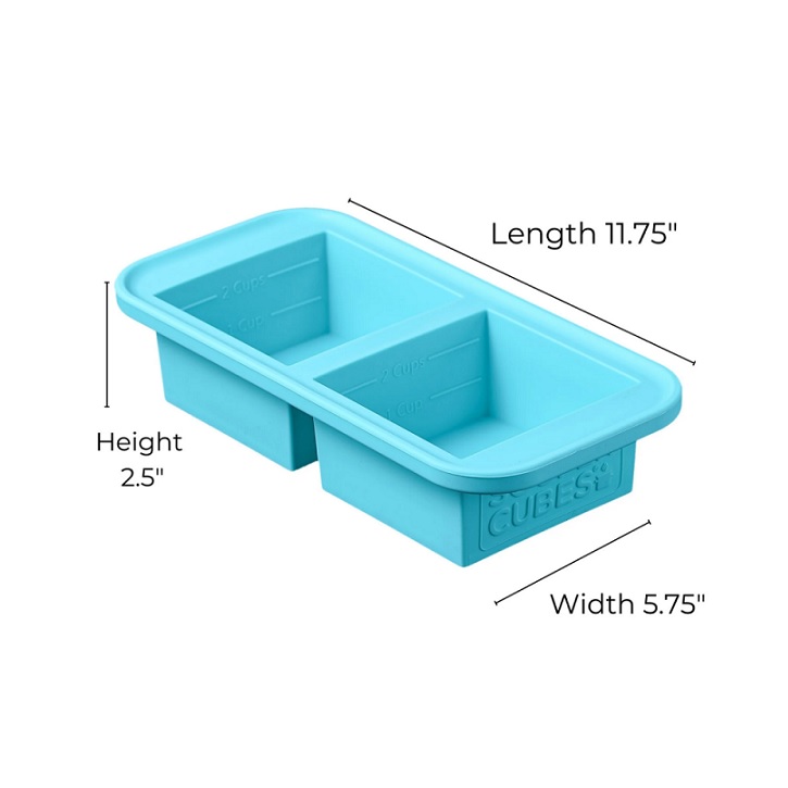  Souper Cubes 2 Cup Silicone Freezer Tray
