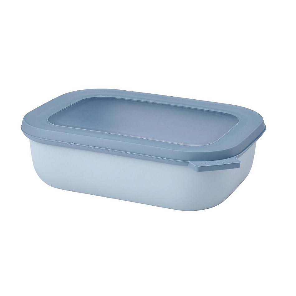 Cirqula Rectangular Multi Bowl 1000 ml / 34 oz - Nordic Blue