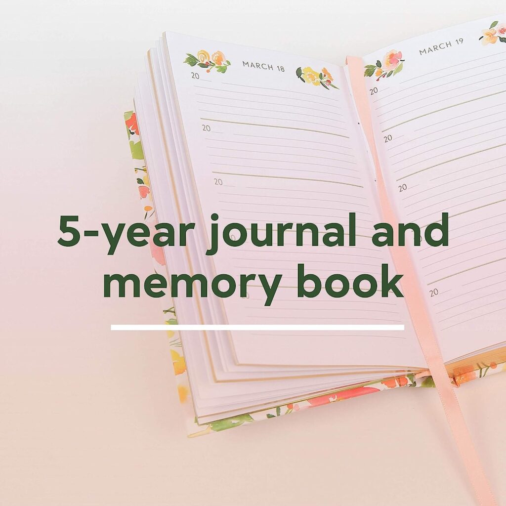 Floral One Line a Day: A Five-Year Memory Book | Berings