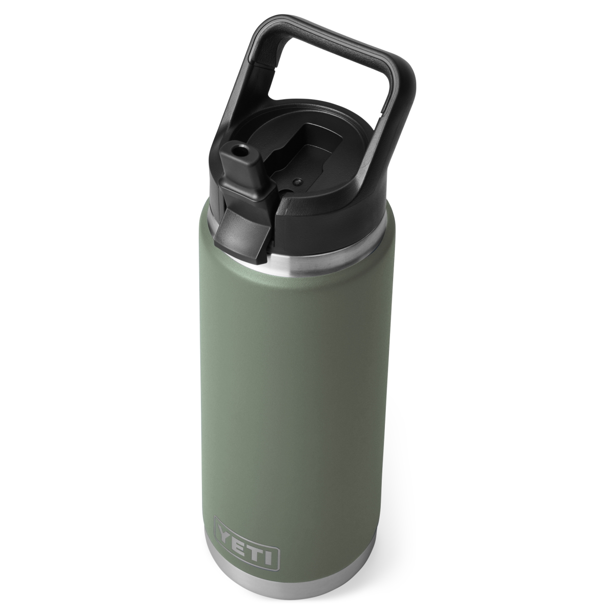 Yeti Rambler Water Bottle with Straw Cap - 26 oz - Camp Green - Grange Co-op