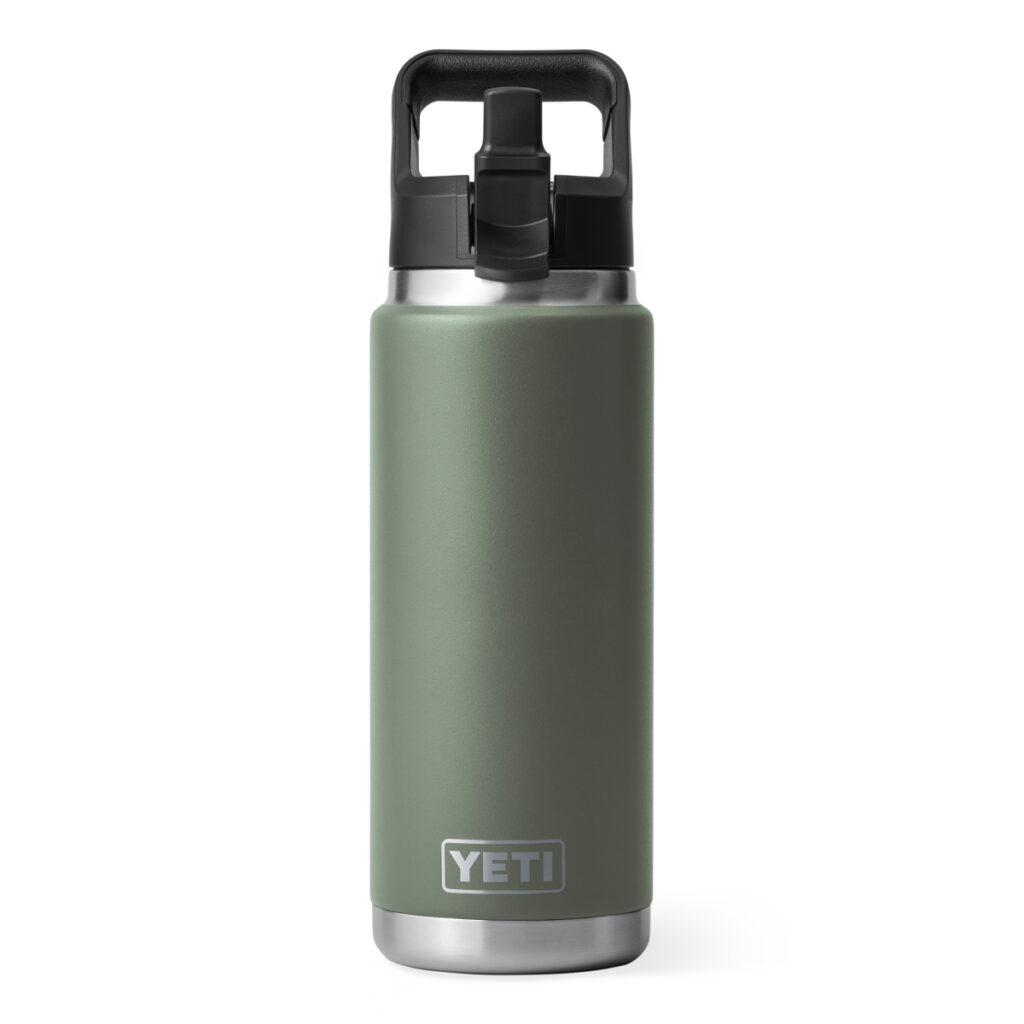 YETI Rambler 26 oz Water Bottle with Straw Cap -White