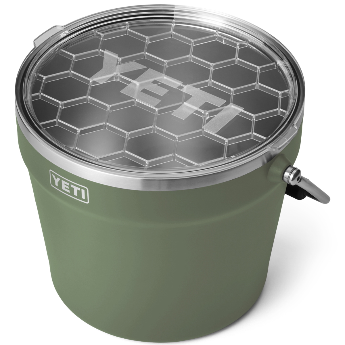 Yeti Rambler Beverage Bucket - Camp Green