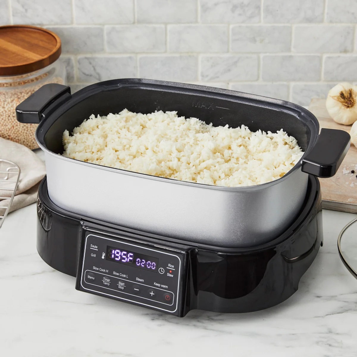 Bistro 7-in-1 Slow Cooker, Skillet & Grill