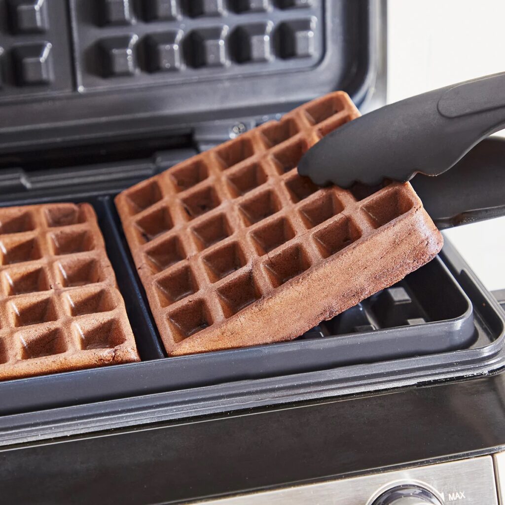 Mini Waffle Maker Machine  Nonstick Waffle Iron For Kids Pancakes