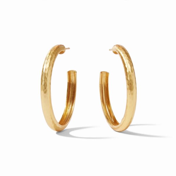 Julie Vos Large Havana Hoop Earrings