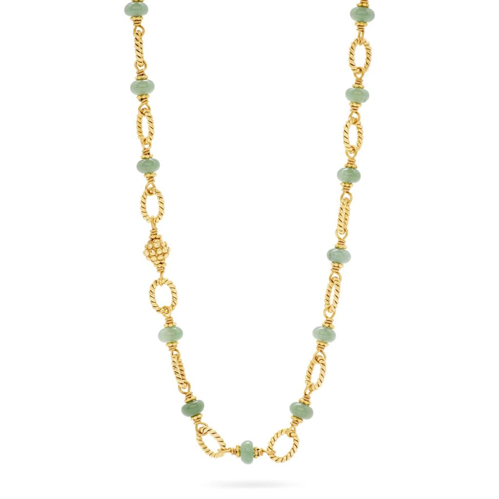 Berry & Bead 24" Chain - Meadow Jade