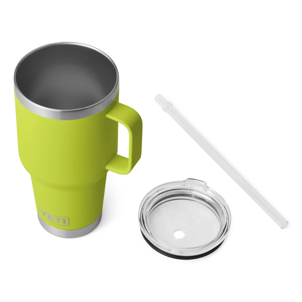 Yeti Rambler 35oz Mug with Straw Lid - Chartreuse
