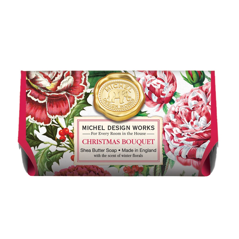 Christmas Bouquet Large Bath Soap Bar