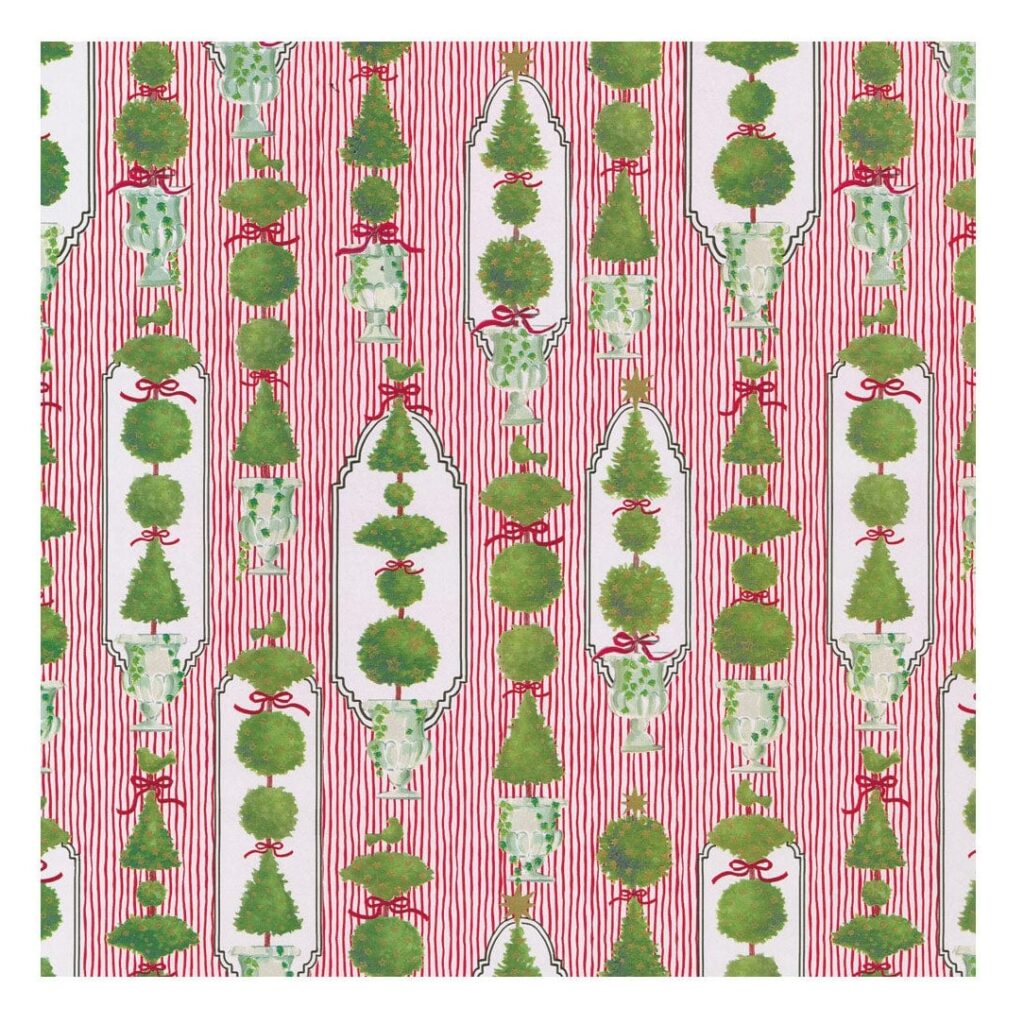 Caspari Eloise Red Gift Wrap