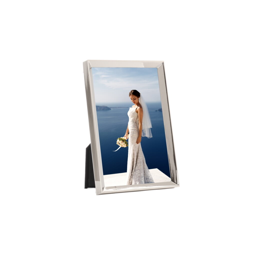 Silver 4x6 photo frame