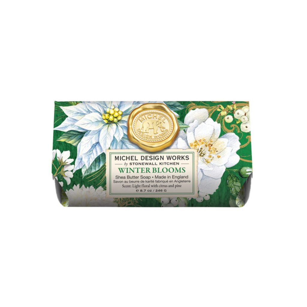 Winter Blooms Large Bath Soap Bar