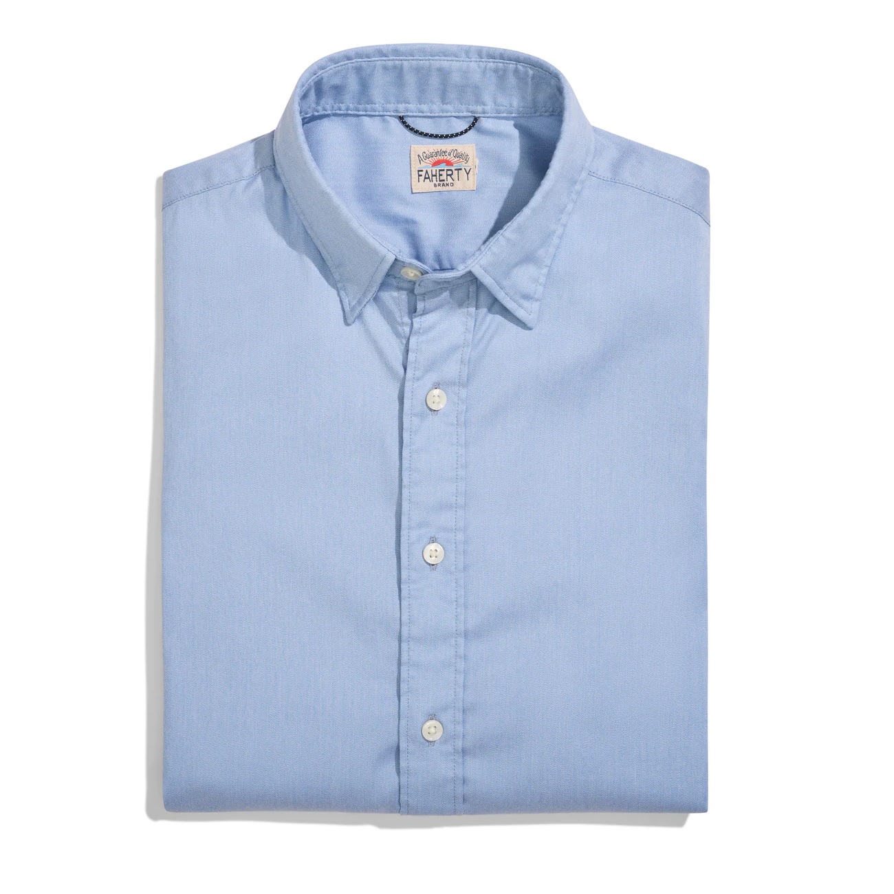 Faherty The Movement Long Sleeve Shirt - Atlantic Sky