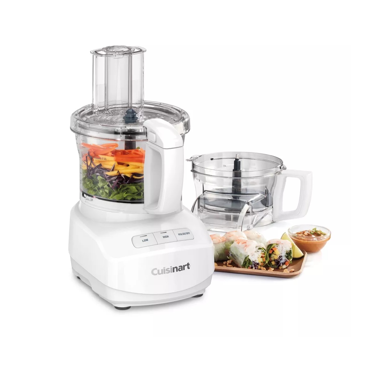 Cuisinart 9-Cup Continuous Feed Food Processor with Fine and Medium  Reversible Shredding and Slicing Disc, Universal Blade, Continuous-Feed