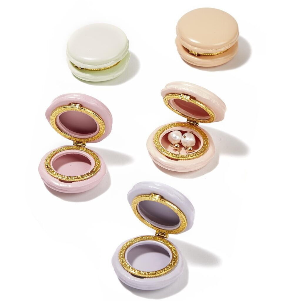 Macaron Limoges Style Trinket Box - Assorted Colors