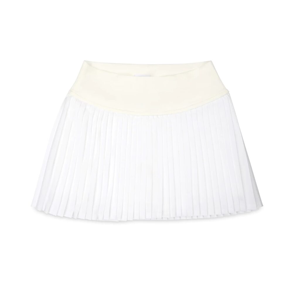 Iscream White Pleated Skort