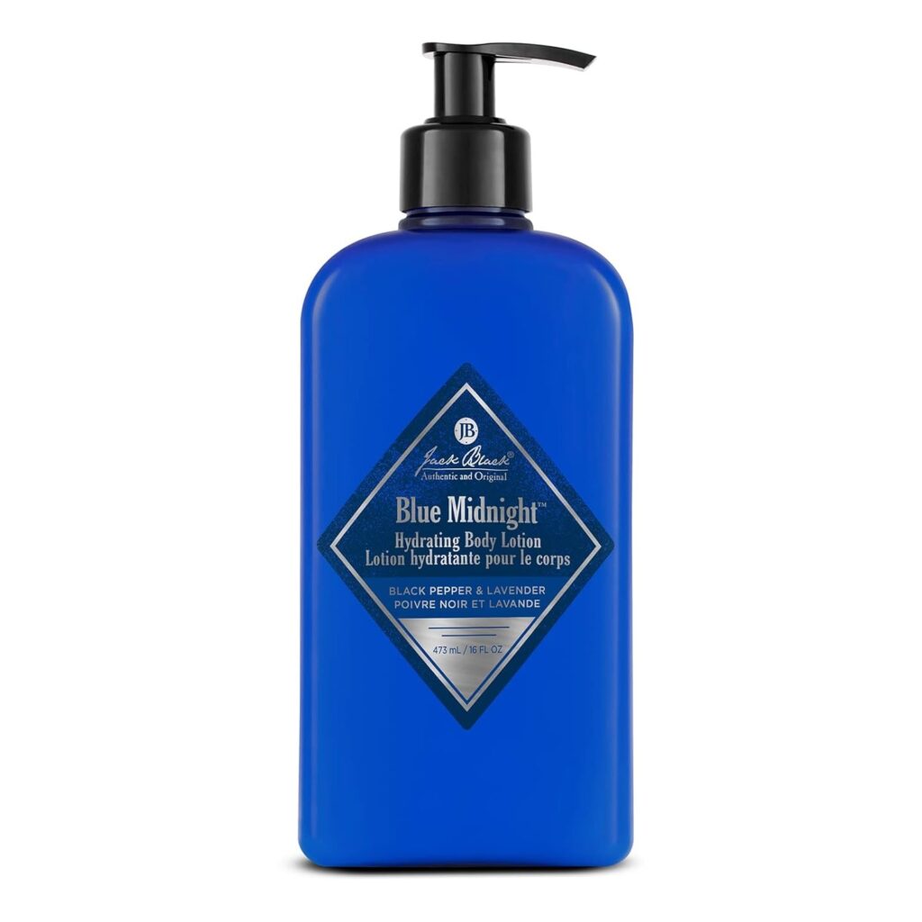 Jack Black Blue Midnight Hydrating Body Lotion 16oz Bottle