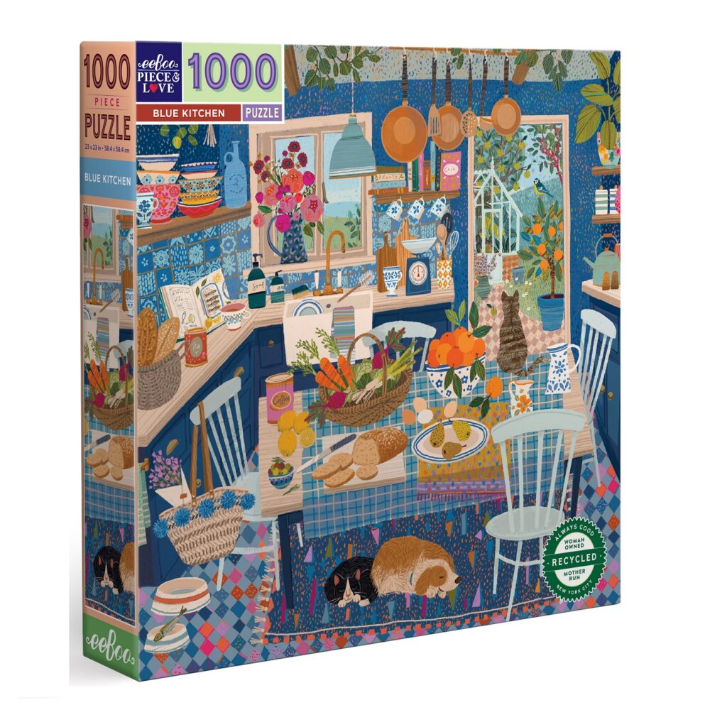 Blue Kitchen - 1000 Piece Jigsaw Puzzle