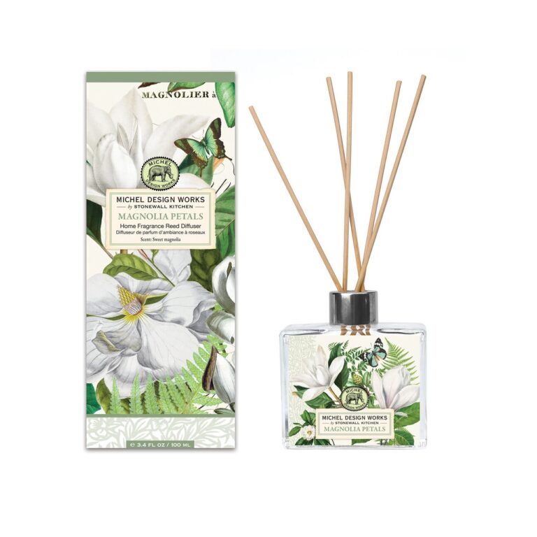 Michel Design Magnolia Petals Home Fragrance Reed Diffuser | Berings