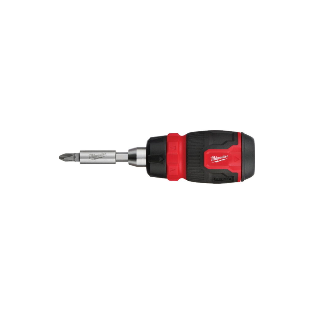 Milwaukee 8-in-1 Ratcheting Compact Multi-Bit Screwdriver