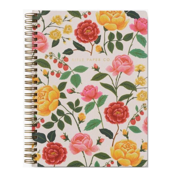 Rifle Paper Co. Spiral Notebook - Roses