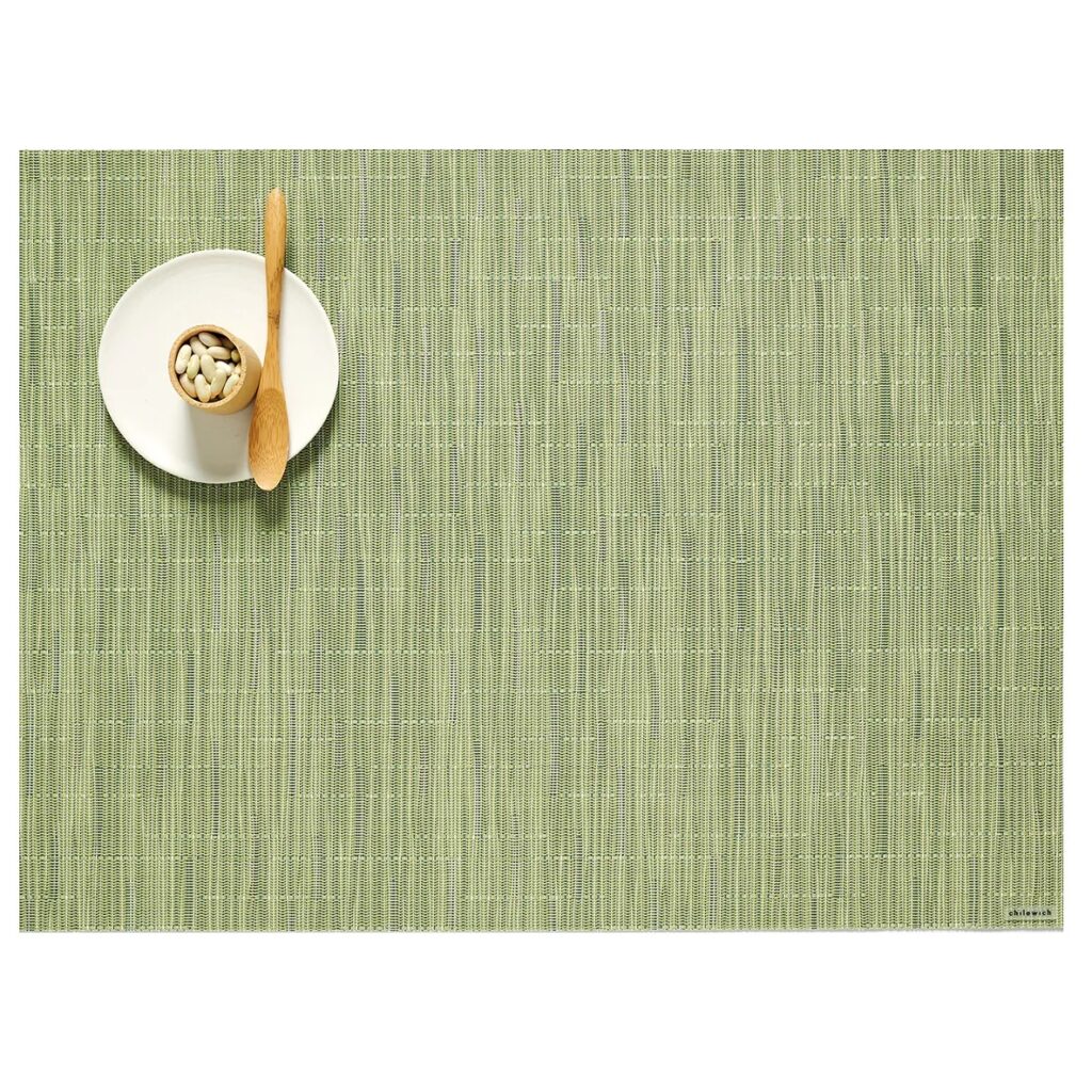 Chilewich Bamboo Tablemat 14x19 Placemat - Spring Green