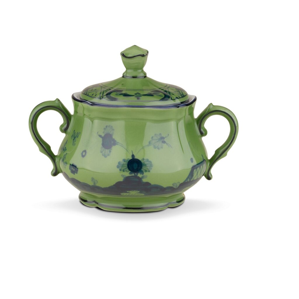 Ginori Oriente Italiano Sugar Bowl - Malachite