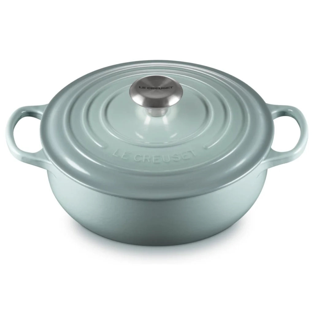 Le Creuset 3.5 Qt. Signature Sauteuse - Sea Salt