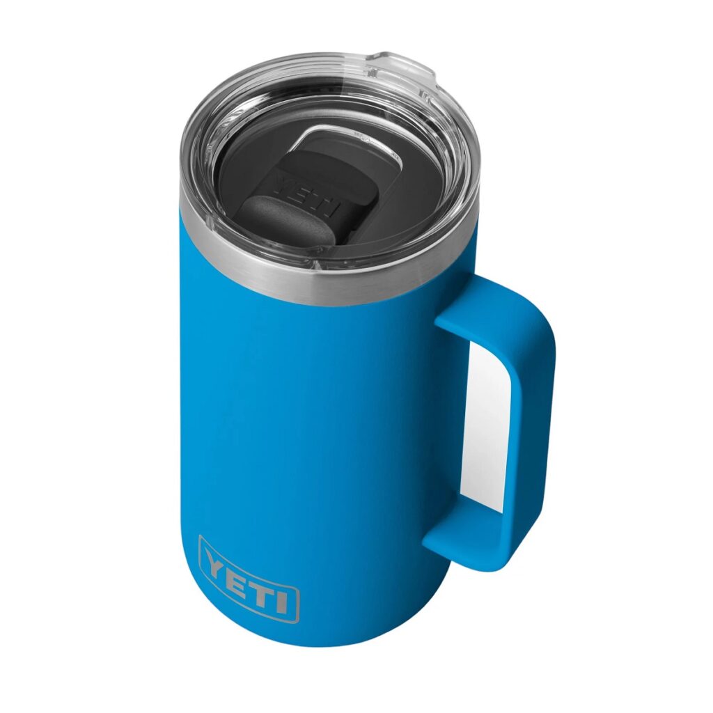 Yeti Rambler 24oz Mug with Magslider Lid - Big Wave Blue