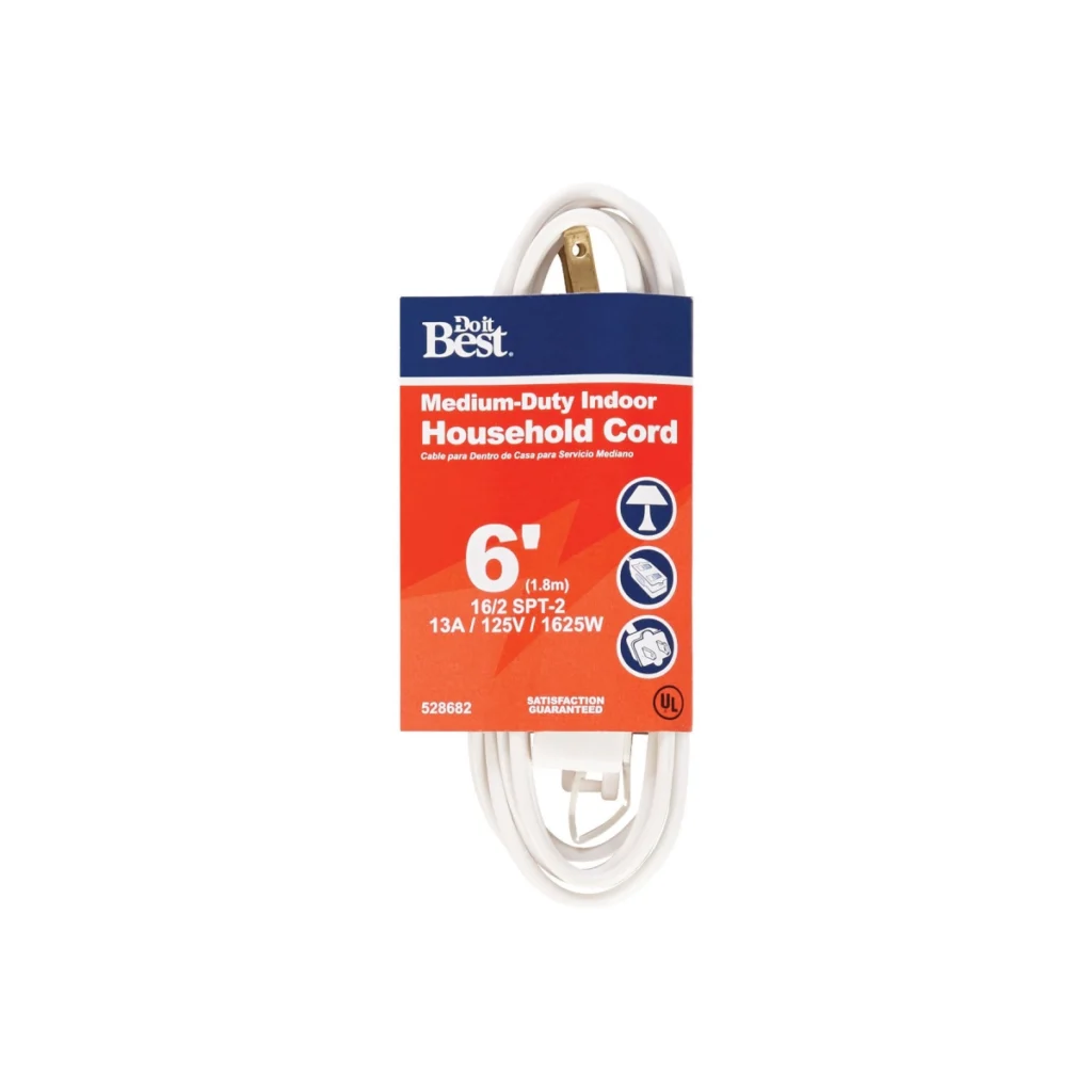 Do it Best Medium Duty Household 6' Extension Cord