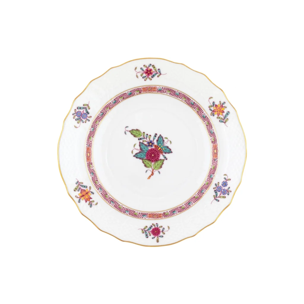 Herend Chinese Bouquet Multicolor Salad Plate