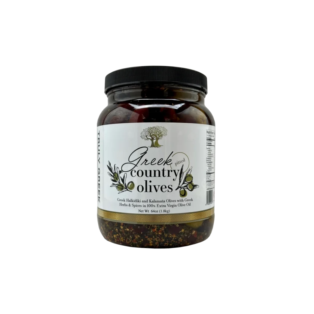 Lakonia Greek Pitted Country Olive Mix