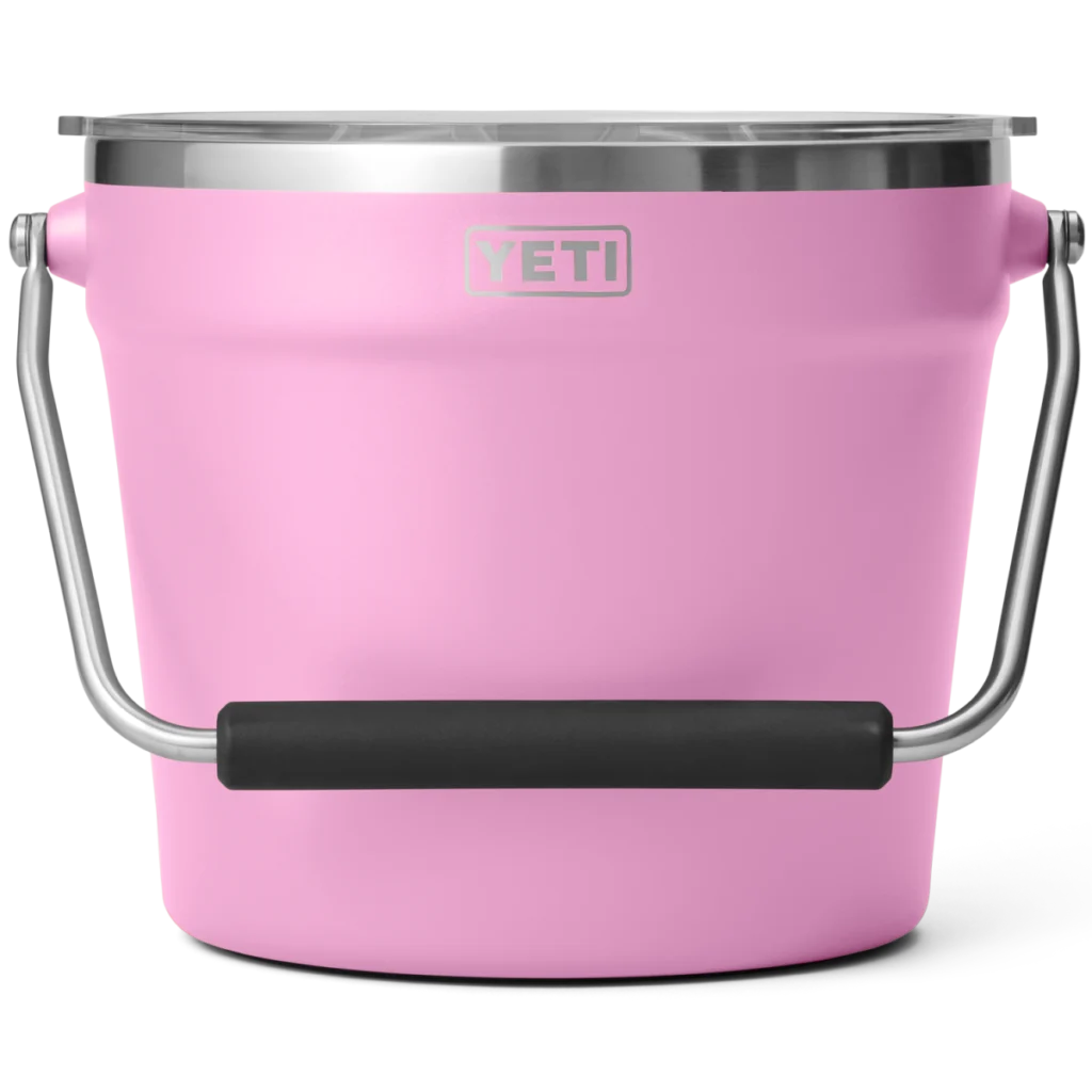 Yeti Rambler Beverage Bucket with Lid - Power Pink