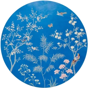 Addison Ross Cobalt Chinoiserie Lacquered Placemat