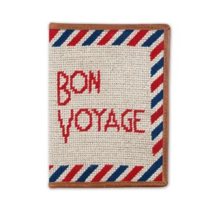 Smathers & Branson Bon Voyage Passport Case (Light Khaki)