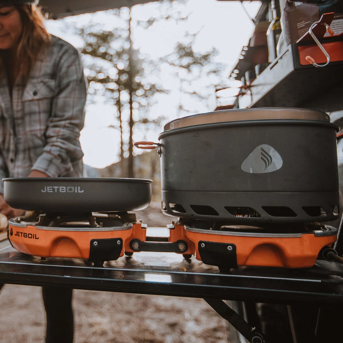 Jetboil Genesis Basecamp Backpacking and Camping Stove Cooking System