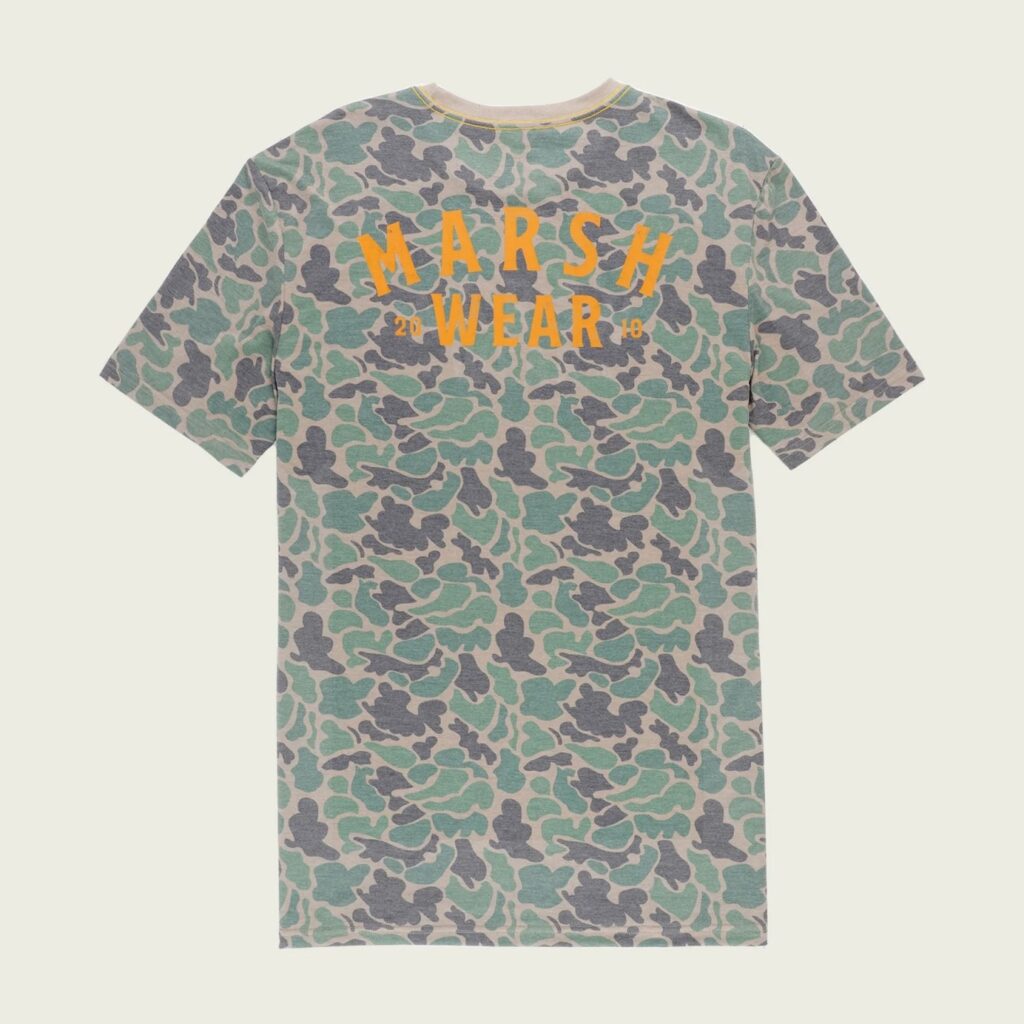 Marsh Wear Stackhouse Tech Tee - Green Camo