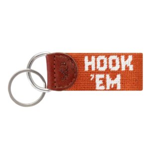 Smathers & Branson University of Texas Hook 'Em Key Fob (Burnt Orange)