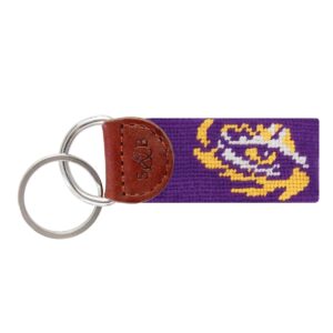 Smathers & Branson LSU Tiger Eye Key Fob (Purple)