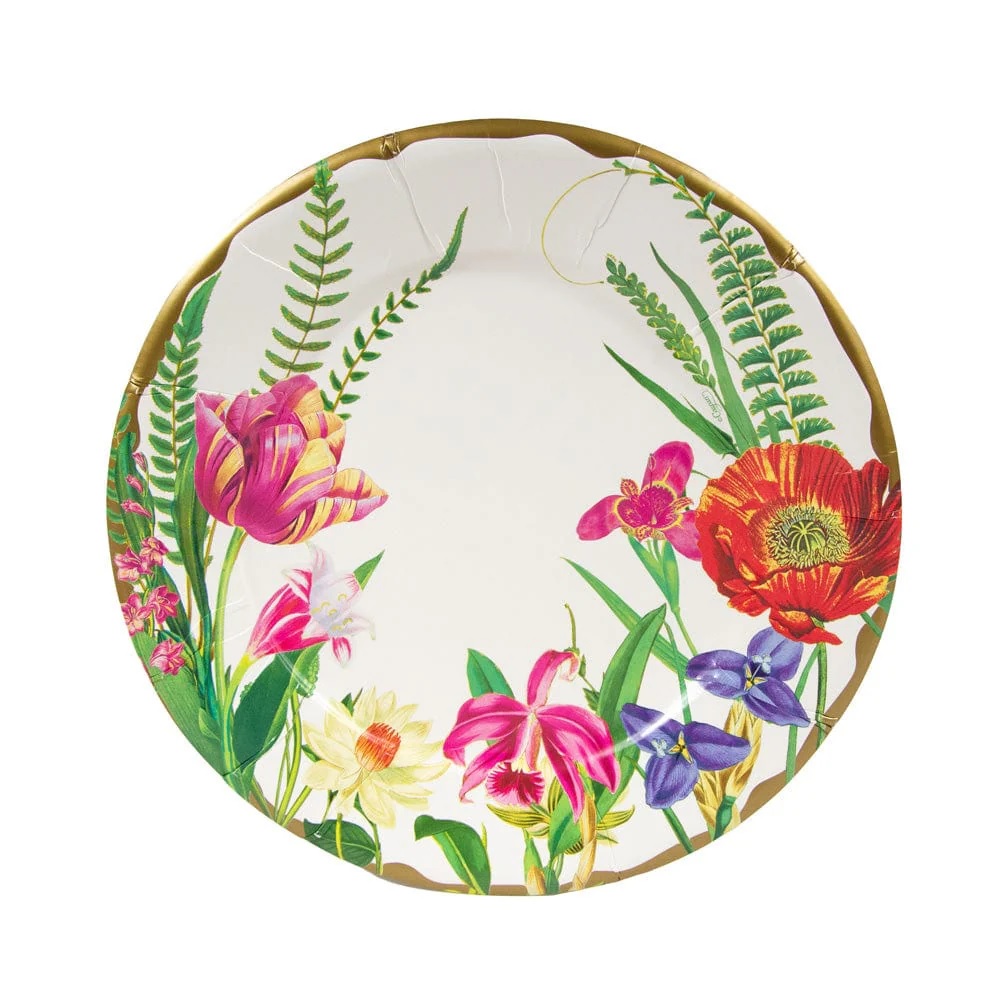 Caspari La Dolce Vita Paper Dinner Plates | Berings