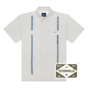 Texas Standard Guayabera Libre Shirt - Paloma Azul