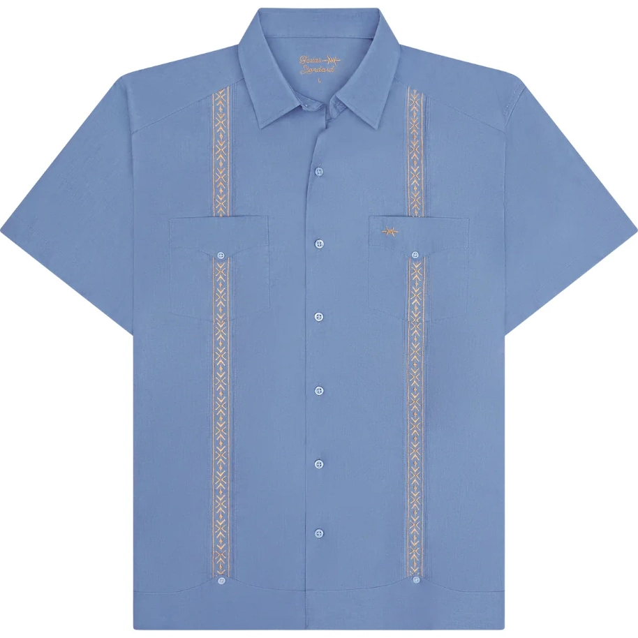 Texas Standard Tejas Guayabera - Heron