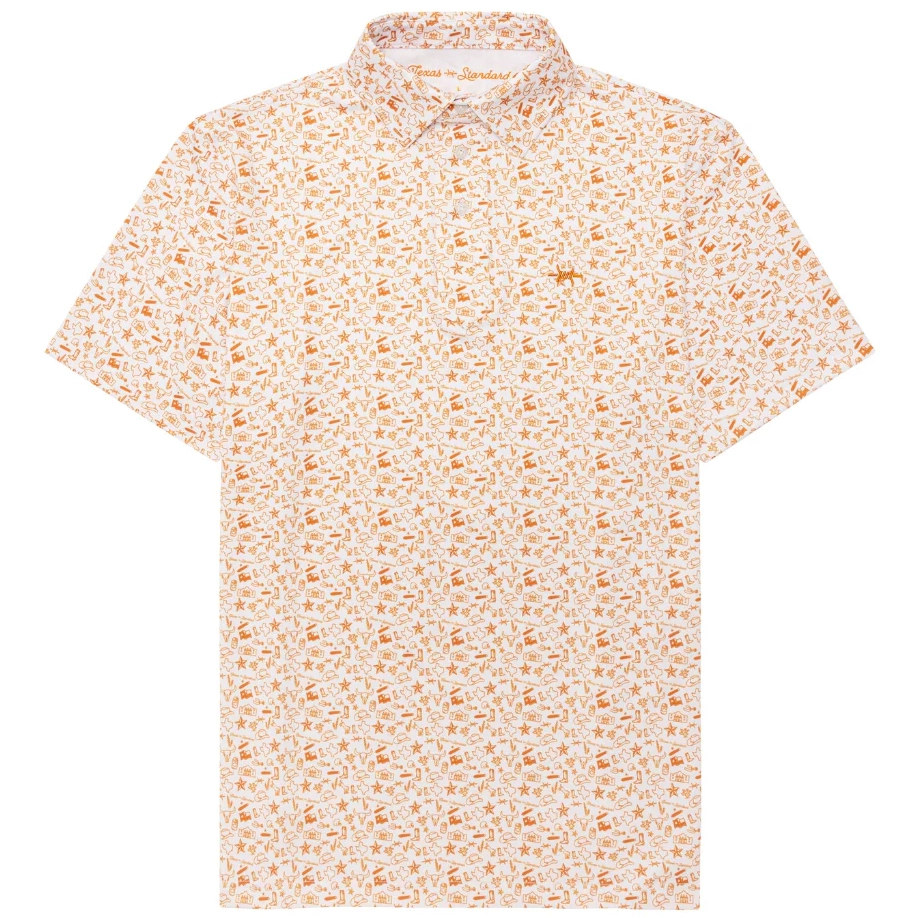 Texas Standard Texas Traditions Polo - Burnt Orange