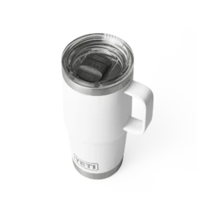 Yeti Rambler 20oz Travel Mug with Stronghold Lid - White