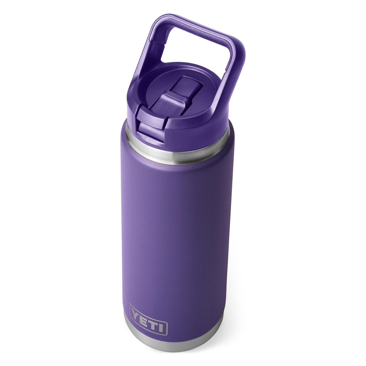 Yeti Rambler 26oz Bottle with Color Matched Straw Cap - Peak Purple