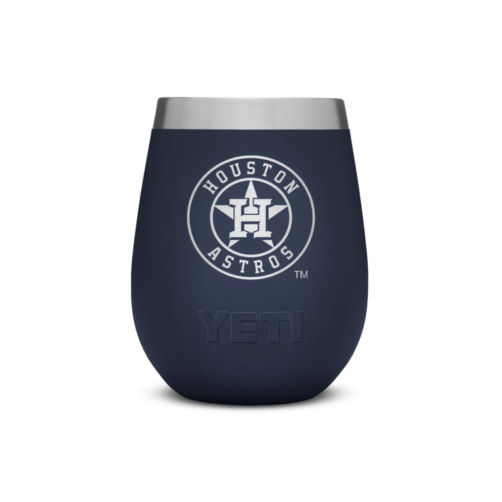 Yeti Rambler Astros Wine Tumbler with Magslider Lid - Navy