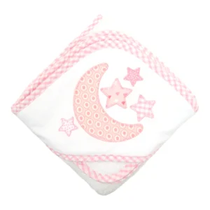 3 Marthas Lullaby Hooded Towel Set - Pink