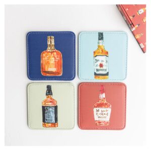 Keva Style Bourbon Trail Coasters, Set of 4