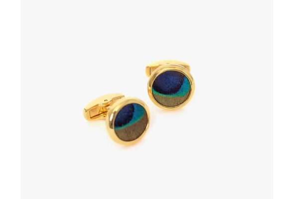 Brackish Cufflinks - Capers (24k Gold Plated)
