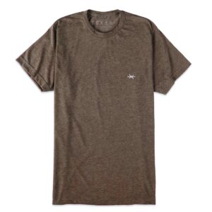 Texas Standard Performance Hybrid Tee - Heather Brown